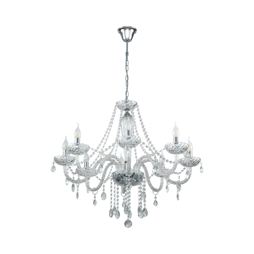 Pakabinamas šviestuvas 8XE14 Ø 82CM, 39101 BASILANO CLEAR 8 Pakabinamas šviestuvas 8XE14 Ø 82CM, 39101 BASILANO CLEAR 8