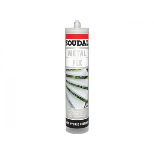 Klijai hermetikas Metal Fix sidabrinis 290ml.