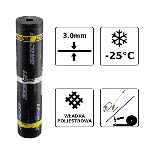 Prilydoma danga IZOBIT Super apatinis sluoksnis 10m² P-PYE 250 S3