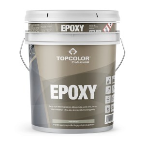Dažai Epoxy grindims-sienoms 2K 4+1kg RAL7032, Topcolor