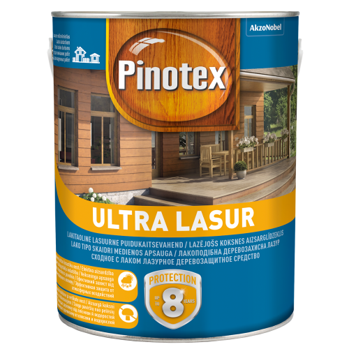 Impregnantas Pinotex Ultra Lasur, 3.0 L