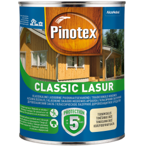 Impregnantas Pinotex Classic Lasur, 1.0 L