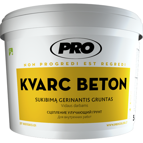 Gruntas su kvarciniu smėliu KVARC BETON Gruntas su kvarciniu smėliu KVARC BETON