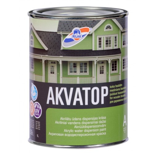 Dažai mediniams fasadams AKVATOP 0,9L