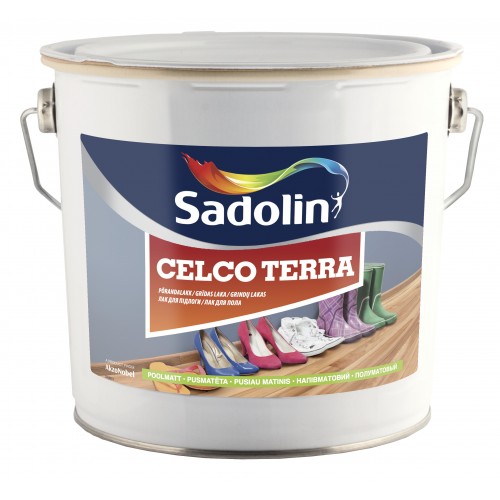 Lakas Sadolin CELCO TERRA 20, pus. matinis, 2.5 l