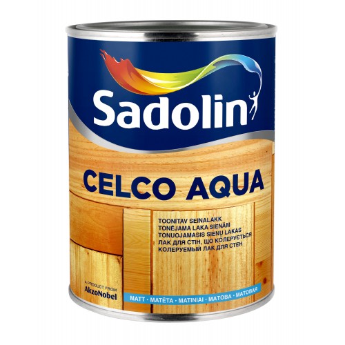 Lakas Sadolin CELCO AQUA 10, matinis, 1 l Lakas Sadolin CELCO AQUA 10, matinis, 1 l