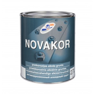 Antikorozinis gruntas Rilak NOVAKOR, 2,7L pilka