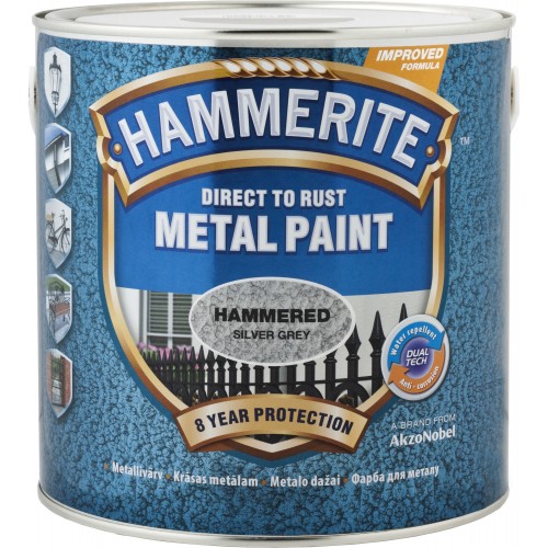 Dažai HAMMERITE HAMMERED FINISH, 0,25L