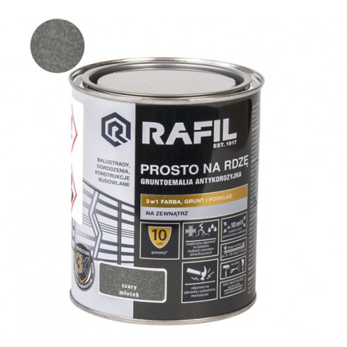 Emaliniai dažai ant rūdžių RAFIL 3IN1 spec efektas 0.75L