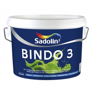 Dažai Sadolin BINDO 3, BW bazė, 5 l