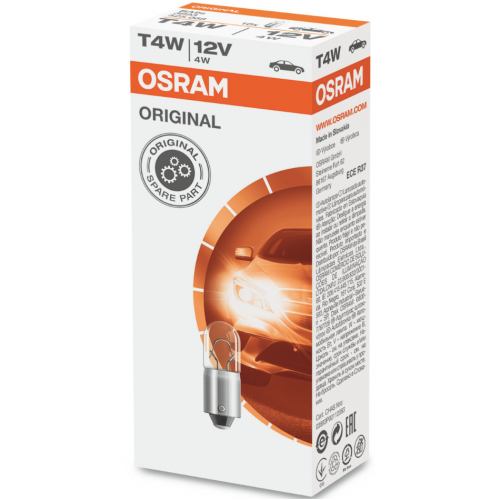 Automobilinė lemputė BA9S 12V 4W Osram