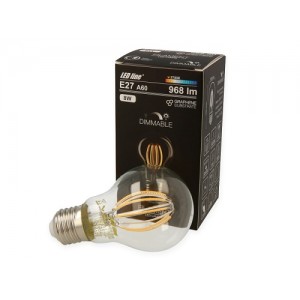 LED lemputė E27 8W 968lm filament dimeriuojama 2700K LED line