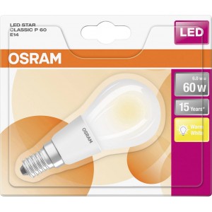 LED lemputė E14 6W 806lm 2700K Osram
