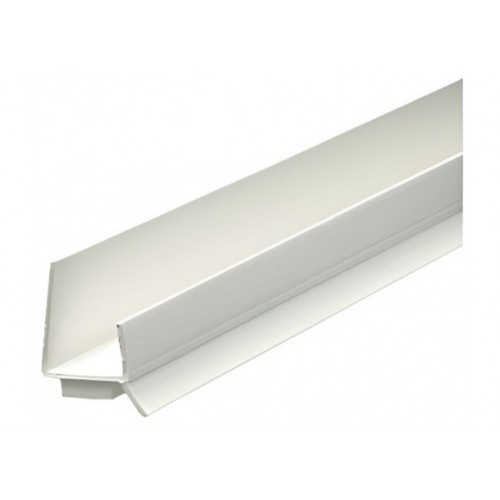 PVC profilis L formos lipnus su snapel 12.5mm 2.5m PVC profilis L formos lipnus su snapel 12.5mm 2.5m