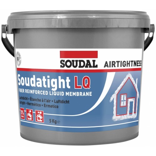 Soudatight LQ (garoizoliacinė mastika), juoda, 4.5 kg