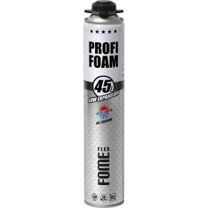 Montažinės putos mažo plėtimosi  Profi Foam 45L, Fome Flex
