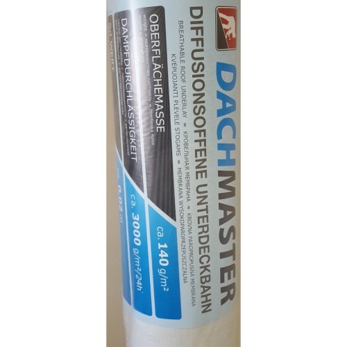 Difuzinė plėvelė DACHMASTER 140, 1 kv.m.