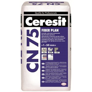 CN 75 Fiber Plan savaime išsilyginantis mišinys, 25kg.