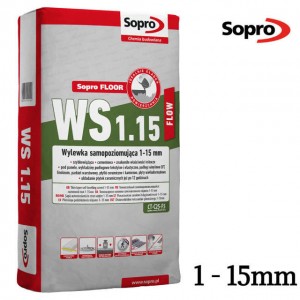 Savaime išsilyginanatis grindų mišinys SOPRO FLOOR 1-15mm 25 kg