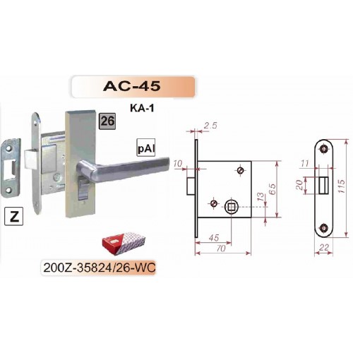 Spragtukas ileidžiamas AC-45
