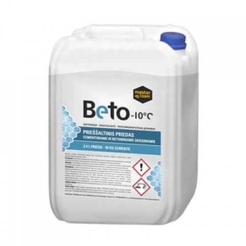 Beto -10⁰C prieššaltinis priedas cementiniams skiediniams Beto -10⁰C prieššaltinis priedas cementiniams skiediniams