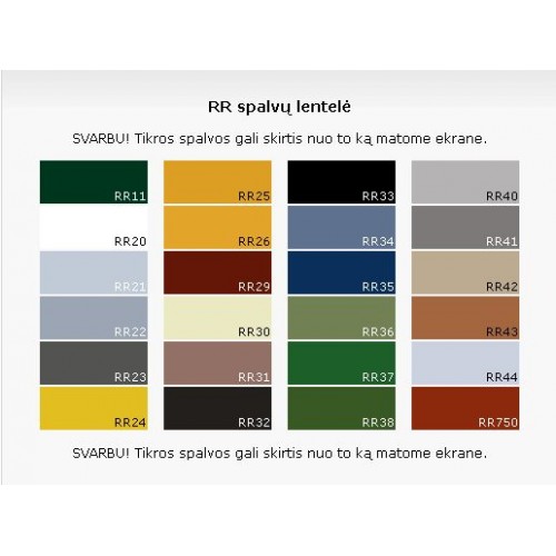 Savisriegiai stoginiai spalvoti su tarpine 4,8x35, 250vnt.
