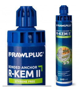 Derva tvirtinimo R-KEM-II-300ml, Rawlplug Derva tvirtinimo R-KEM-II-300ml, Rawlplug
