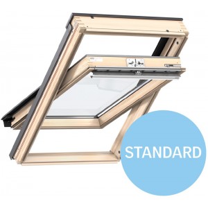 Stoglangis Velux Standard GLL 1061, medinis, rankena viršuje
