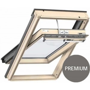 Stoglangis VELUX Premium GGL 306821, medinis su nuotoliniu valdymu