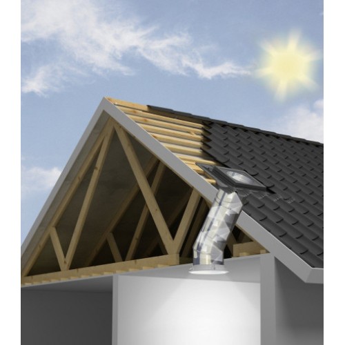 Šviesos tunelis standžiu vamzdžiu TLR 2010 OK14 Velux, šlatiniam stogui su lygia danga iki 8mm