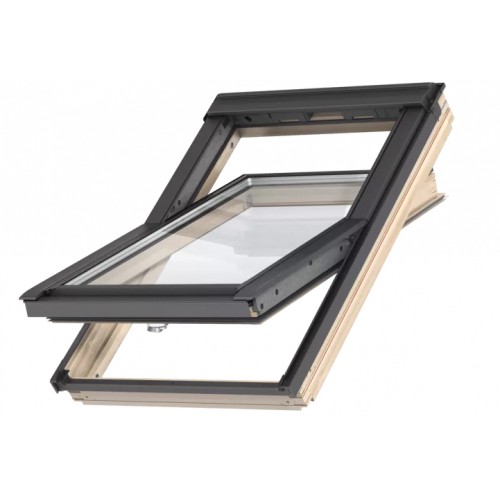 Stoglangis Velux Standard GLL 1061B, medinis, rankena apačioje