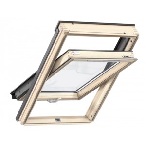 Stoglangis Velux GZL 1051B, medinis, rankena apačioje
