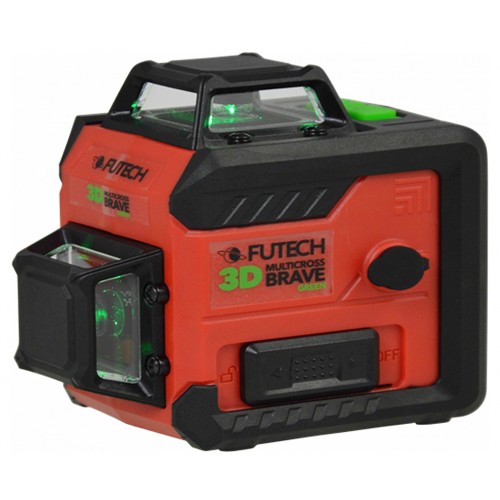 Lazerinis matuoklis Futech Brave 3D žalias