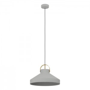 Pakabinamas šviestuvas ESTOPANA, Grey/brushed brass 