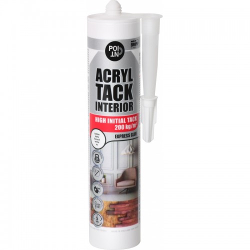 Klijai Acryl Tack Interior balti 300ml, Point